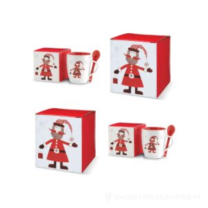 Kubek z łyżeczką 250ml CLAUS