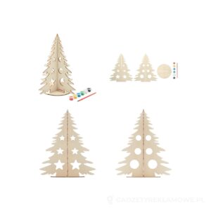 Drewniana choinka DIY TREE AND PAINT