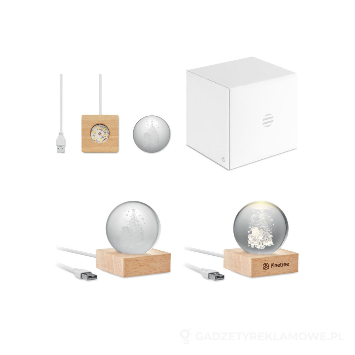 CX1541-40-wariantu-watermark Świąteczna owa kula LED SANTA LIGHT