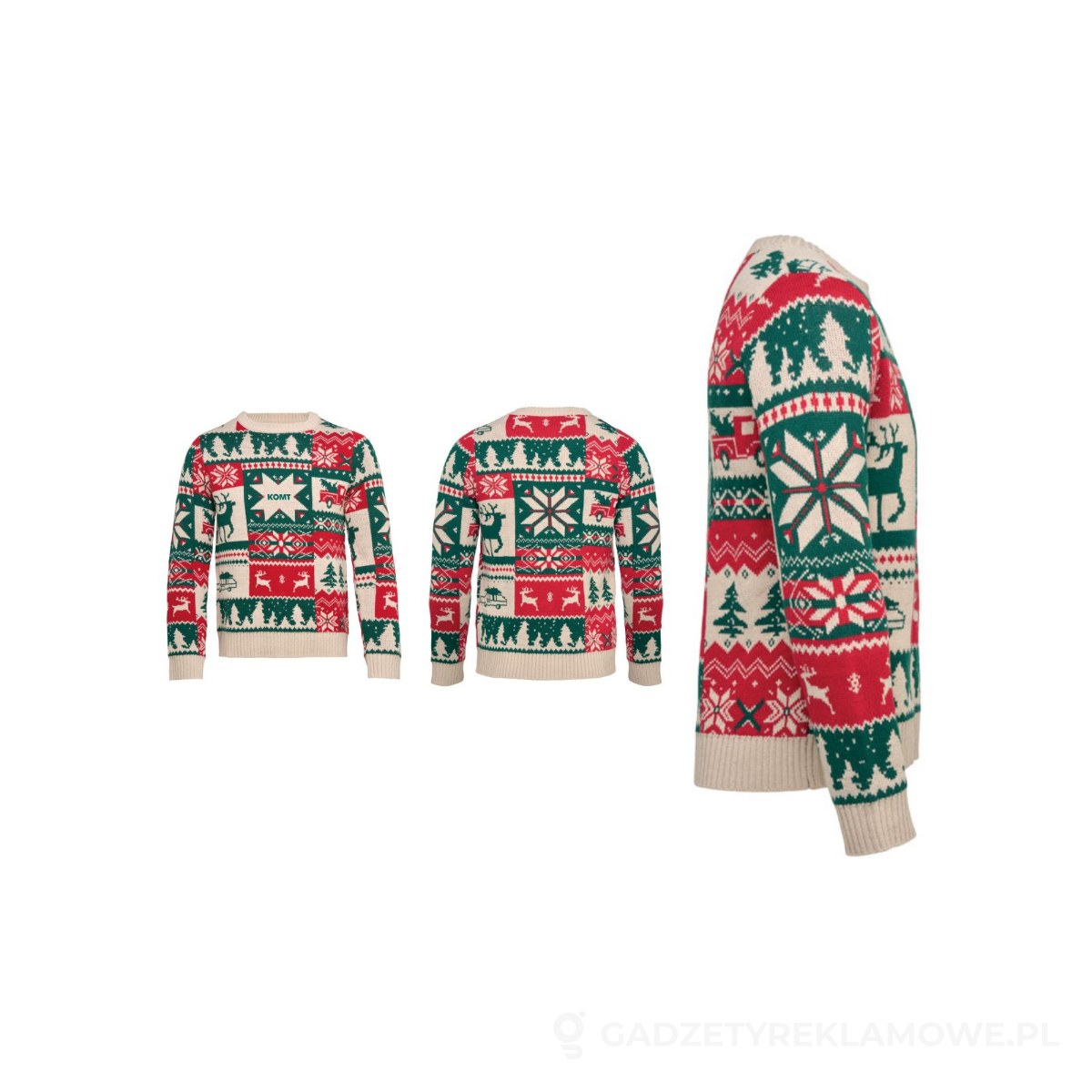 CX1601-13-wariantu-watermark Świąteczny sweter z dzianiny S- SHIMIS