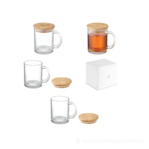 Szklany kubek 300 ml recykling CELESTIAL