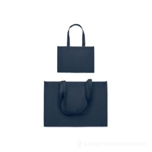 Torba z włókniny RPET KAIMONO - ciemnoniebieski – zdjęcia produktu