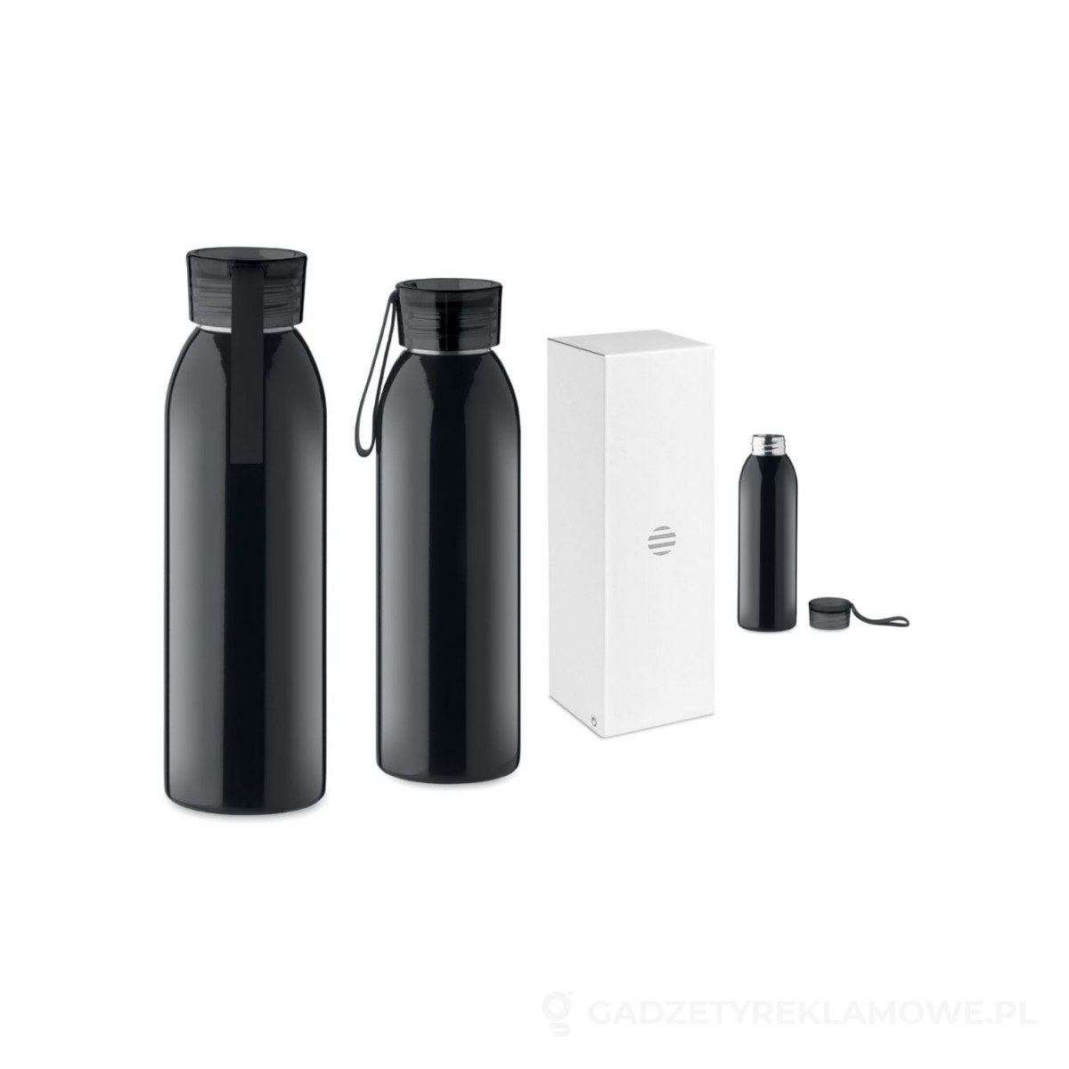 MO2241-03-wariantu-watermark Butelka ze stali 650ml BIRA - czarny – zdjęcia produktu