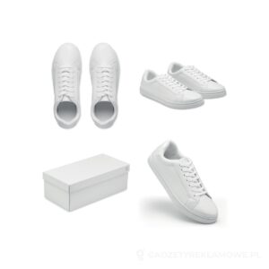 Trampki z PU rozmiar 47 BLANCOS