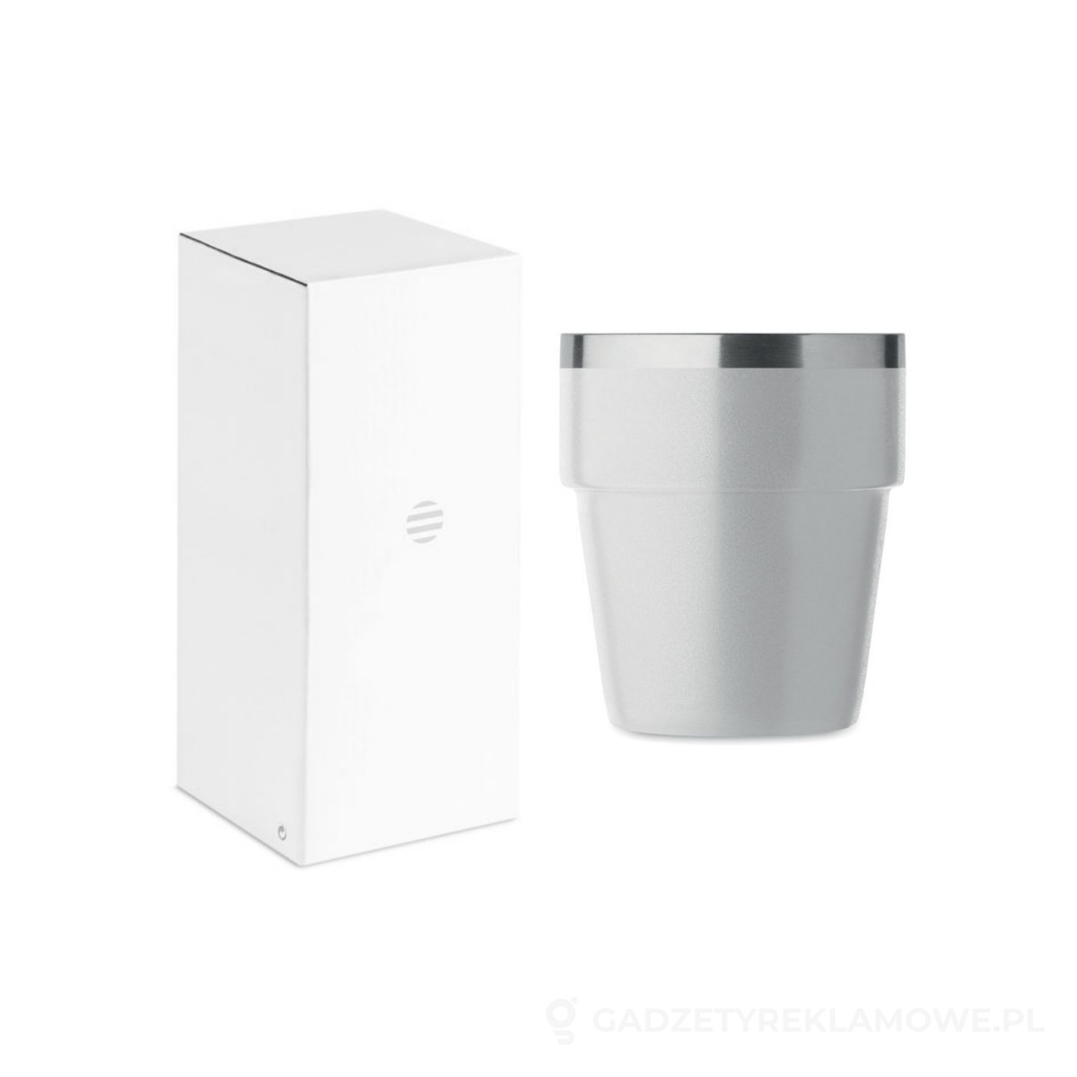 MO2323-06-wariantu-watermark Kubek dwuścienny 250 ml ACERITO - biały – zdjęcia produktu