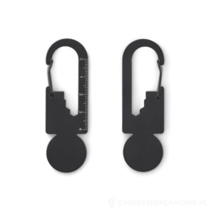 Brelok wielofunkcyjny z tokenem MULTIKEY - czarny – zdjęcia produktu