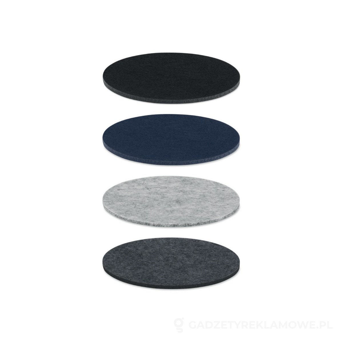 MO2356-kolorow-watermark Okrągła podkładka filcowa RPET FELTSTER