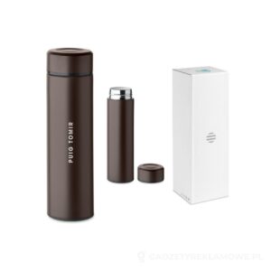 Butelka z ceramiką 420 ml NUNAVUT - brazowy – zdjęcia produktu