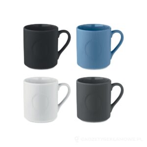 Kubek ceramiczny w prążki 340 m RIBMUG