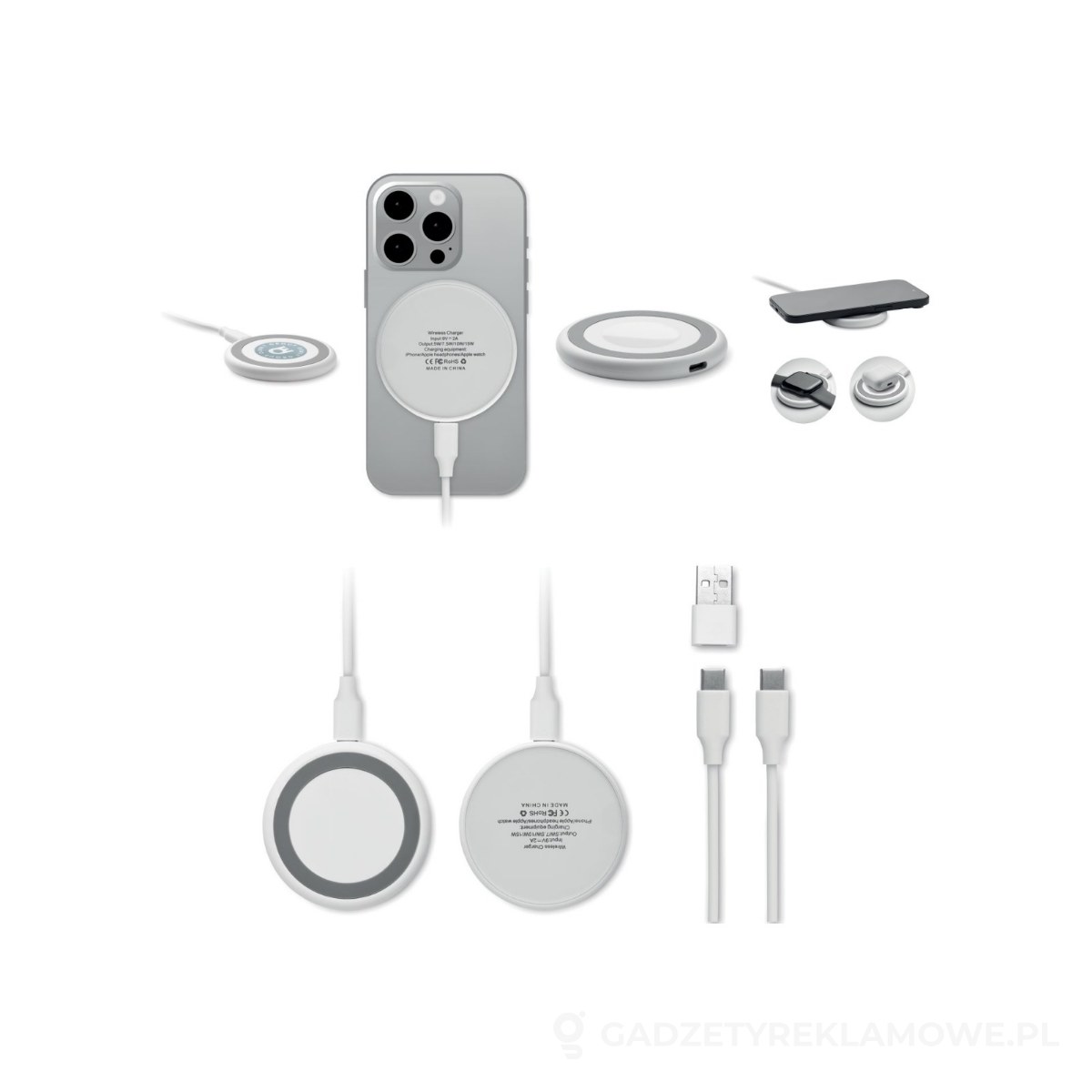 MO2420-06-wariantu-watermark Bezprzewodowa ładowarka 3 w 1, WERLIES - biały – zdjęcia produktu