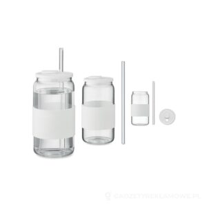 Wysoki kubek borokrzem. 550 ml BOROSIP - biały – zdjęcia produktu