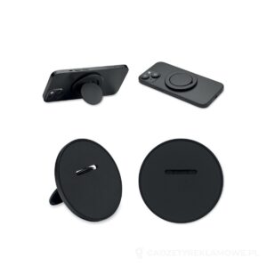 Magnetyczny uchwyt na telefon ABLE - czarny – zdjęcia produktu
