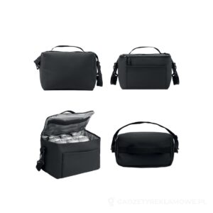 Torba termiczna z PU DRIFT - czarny – zdjęcia produktu