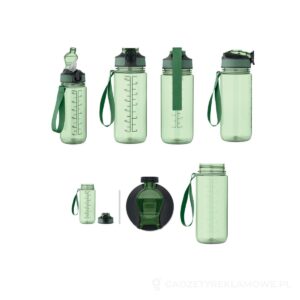 Butelka sportowa 700 ml ENKEL - przezroczysty zielony – zdjęcia produktu