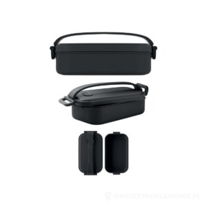 Lunchbox PP 800ml SARNIE - czarny – zdjęcia produktu