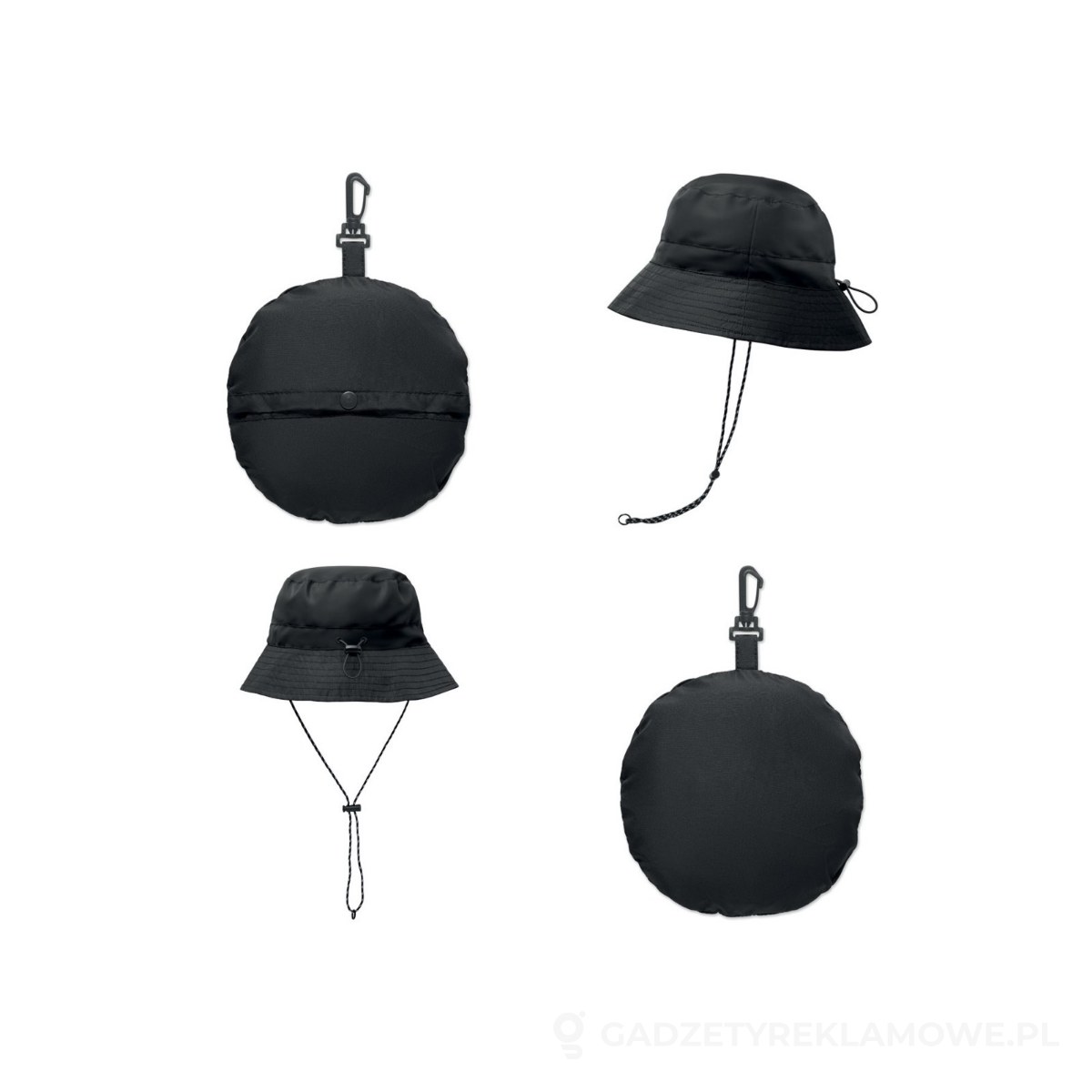 MO2952-03-wariantu-watermark Wodoodporna czapka rybacka LANIN - czarny – zdjęcia produktu
