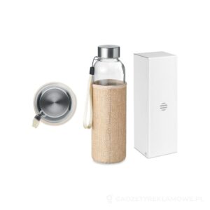 Szklana butelka w etui 500ml UTAH TOUCH