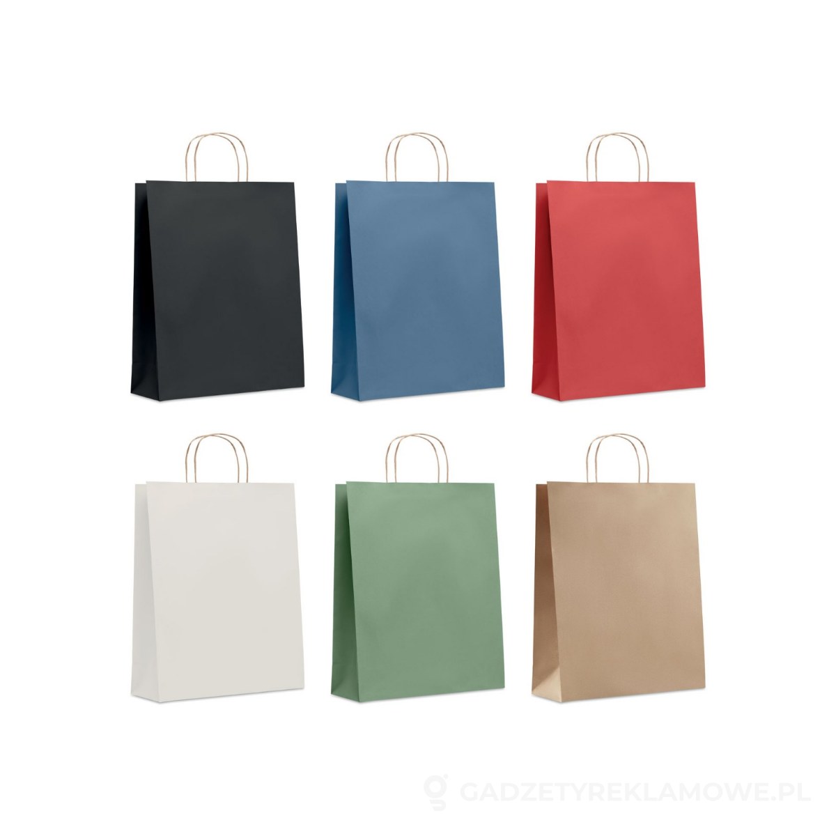 MO6174-kolorow-watermark Duża papierowa torba PAPER TONE L