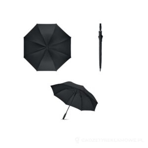 Parasol wiatroszczelny 27 cali GRUSA - czarny – zdjęcia produktu