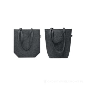 Filcowa torba na zakupy RPET TASLO - ciemnoszary – zdjęcia produktu
