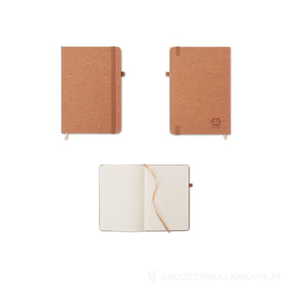MO6220-01-wariantu-watermark Notes A5 z recyklingowanego BAOBAB - brazowy – zdjęcia produktu