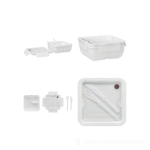 Lunchbox ze sztućcami 600ml SATURDAY