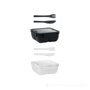 Lunchbox ze sztućcami 600ml SATURDAY