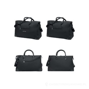 Torba weekendowa 340gr/m² MONACO - czarny – zdjęcia produktu