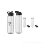 RPET butelka 650ml PP flip lid ALABAMA - czarny – zdjęcia produktu