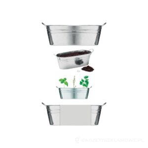 Cynkowa wanienka z nasionami MIX SEEDS