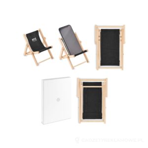 Stojak na telefon SILLITA - czarny – zdjęcia produktu