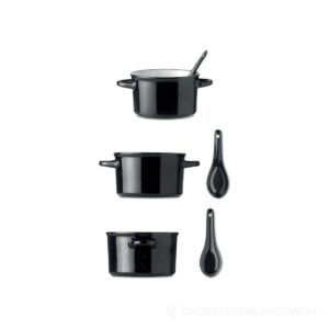 Miska vintage ceramika 550 ml PIGA BOWL - czarny – zdjęcia produktu
