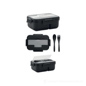 Lunch box ze sztućcami z PP MAKAN