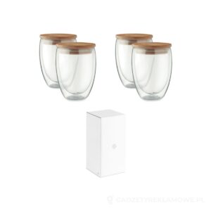 2 szklanki 350 ml w pudełku TIRANA SET