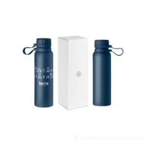 Dwuścienna butelka 780 ml ONTO - granatowy – zdjęcia produktu