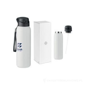 Dwuścienna butelka 580 ml LOUC - biały – zdjęcia produktu