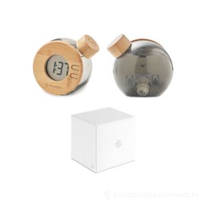 Bambusowy wodny zegar LCD DROPPY LUX