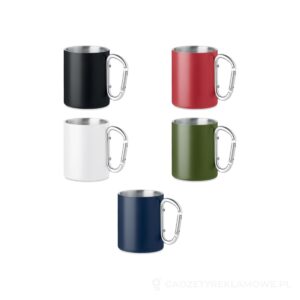 Metalowy dwuścienny kubek300ml TRUMBA