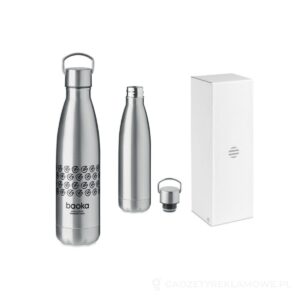 Butelka dwuścienna 500ml ARCTIC - srebrny matowy – zdjęcia produktu