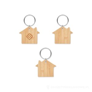 Bambusowy brelok dom HOUSEBOO