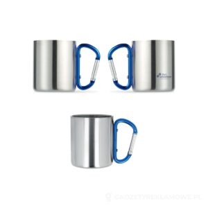 Metalowy kubek 220ml TRUMBO - ciemnoniebieski – zdjęcia produktu