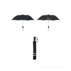 Składany parasol 21 cali NEON - czarny – zdjęcia produktu