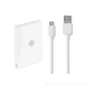 Płaski Powerbank 4000mAh POWERFLAT - czarny – zdjęcia produktu