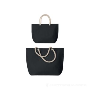 Torba plażowa MENORCA - czarny – zdjęcia produktu