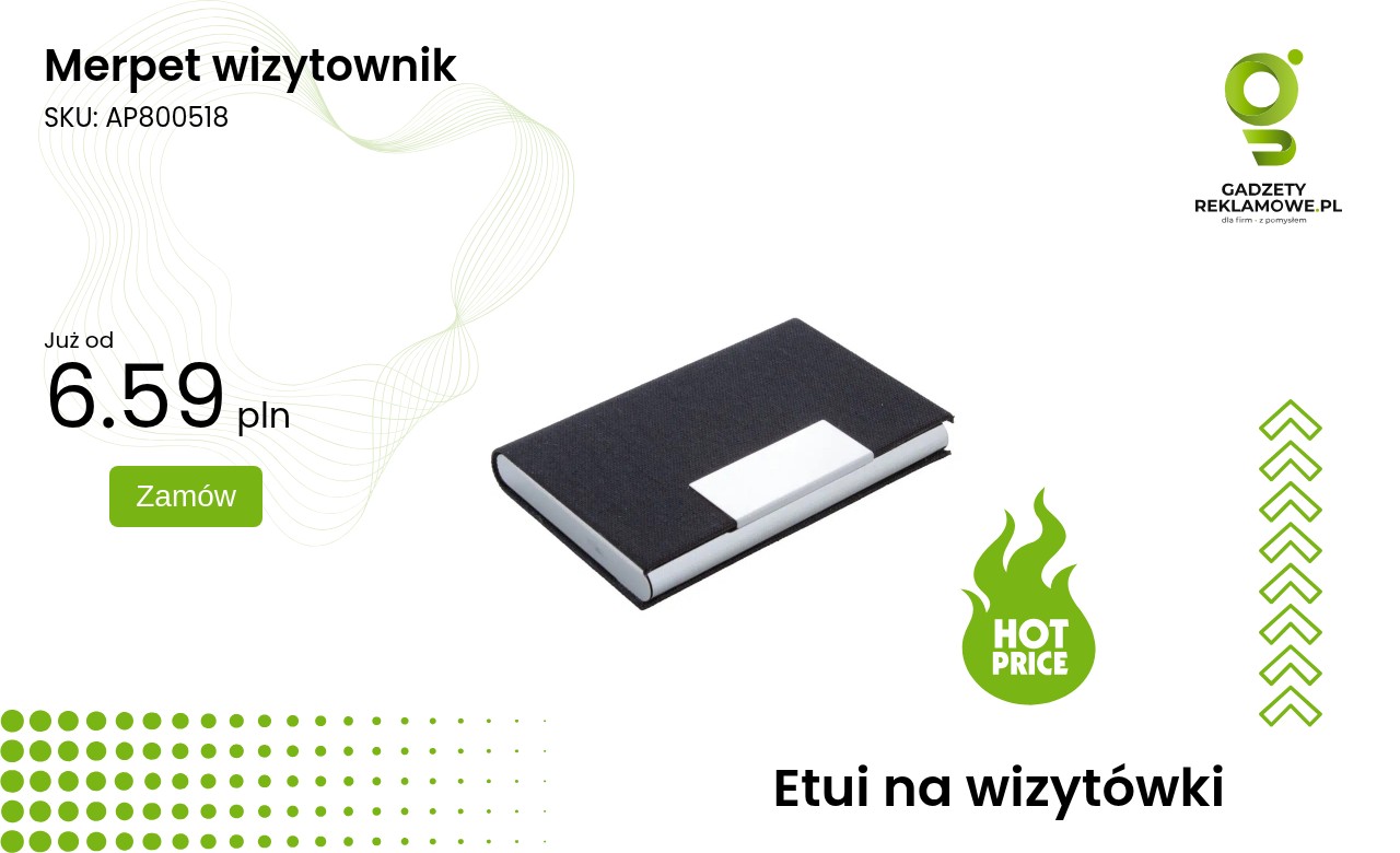 Merpet wizytownik Elegancki wizytownik marki Merpet