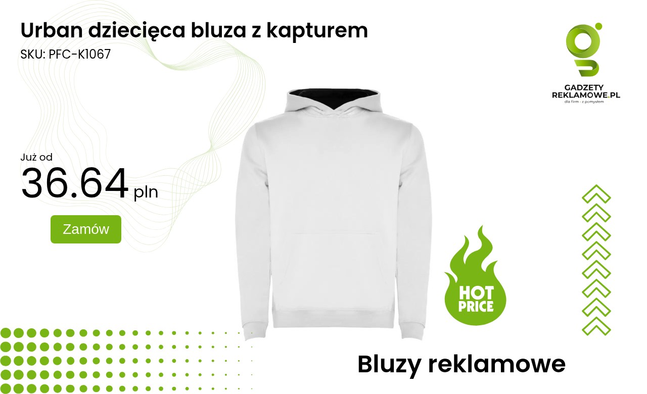 Urban dziecięca bluza z kapturem Urban dziecięca bluza z kapturem