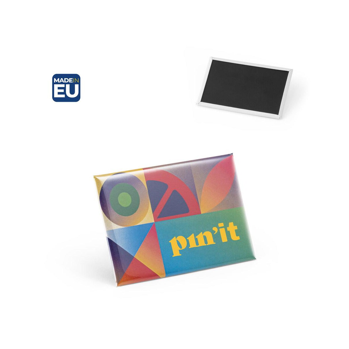 Artykuły do domu z logo – button p’in 15. button p’in 15. prostokątny magnes 73135_set Button P'IN 15. Button P'IN 15. Prostokątny magnes 73135_set