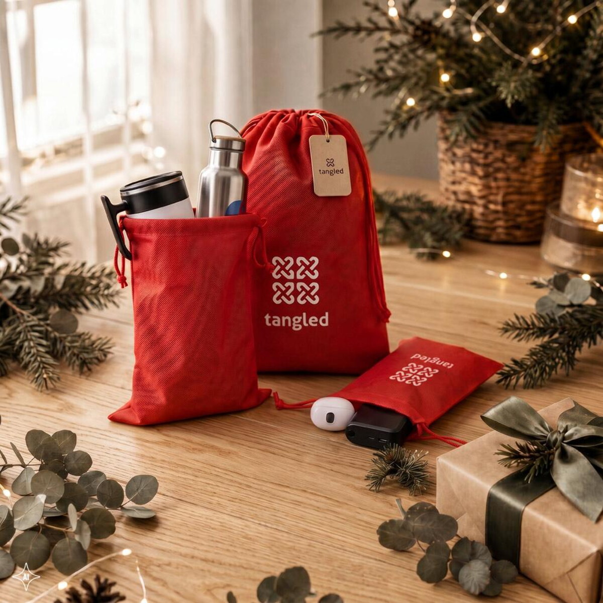 Artykuły do domu z logo – gift bag l. duża torba z włókniny zgrzewana termicznie (60 g/m²) 92583_amb GIFT BAG L. Duża torba z włókniny zgrzewana termicznie (60 g/m²) 92583_amb