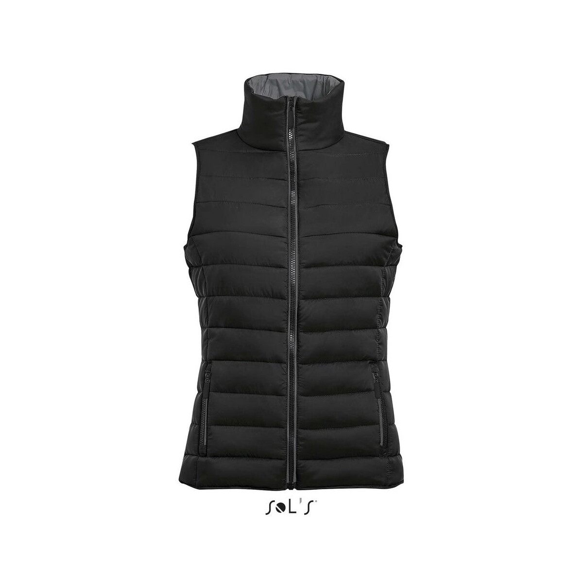 Bezrękawniki z logo – wave damska kamizelka 180g wave women s01437-bk WAVE Damska kamizelka 180g WAVE WOMEN s01437-bk