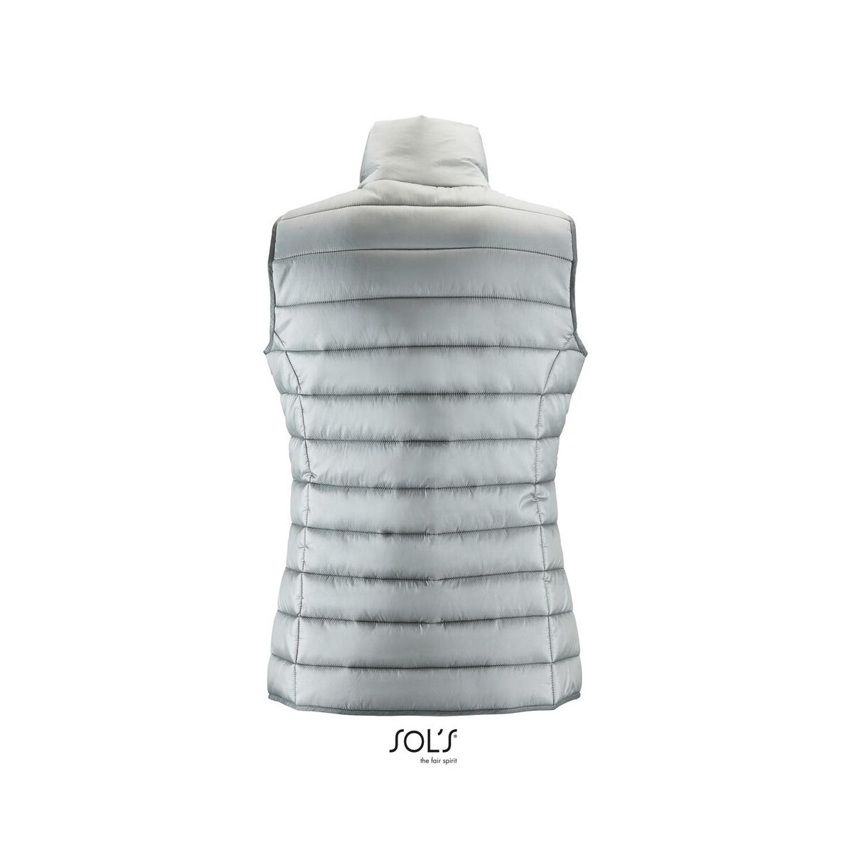Bezrękawniki z logo – wave damska kamizelka 180g wave women s01437-mg-back WAVE Damska kamizelka 180g WAVE WOMEN s01437-mg-back